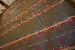 STUNNING vintage Pendleton Westland Wovens Wool Native Aztec Blanket HUGE 6