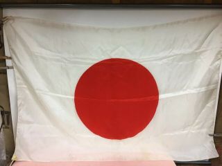 Vintage Ww Ii Japanese Flag/rising Sun 40”x 28”