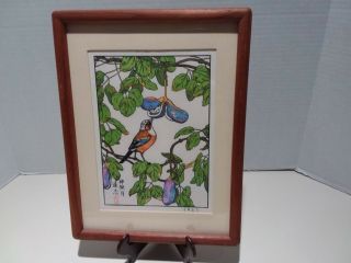 Toshi Yoshida Japanese Woodblock Print Set Franklin Bird Series Signed Rare 10