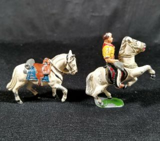 Timpo Toy England Lead Toy Horses Wild West Western