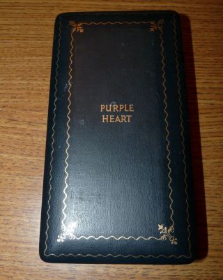 Ww2 Us Purple Heart Medal Presentation Case (empty)