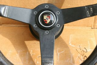 Vintage MOMO Prototipo Fit Porsche 911 912 356 ST Rat Steering Wheel Jacky Ickx 4