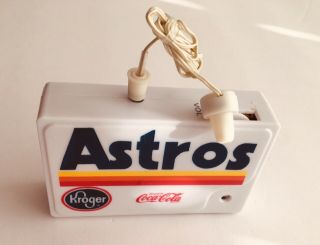 Extremely Rare Vintage Houston Astros Rainbow Radio Kroger Coca Cola