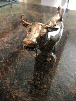 Sterling Silver Cow Creamer 2