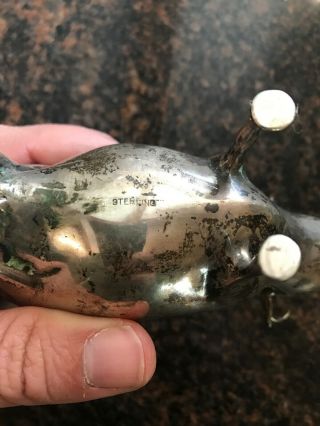 Sterling Silver Cow Creamer 5
