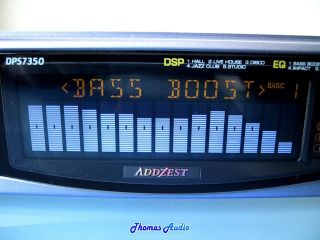 From Japan: Clarion DSP Equalizer DPS7350 1DIN EQ Perfect vintage Rare 2