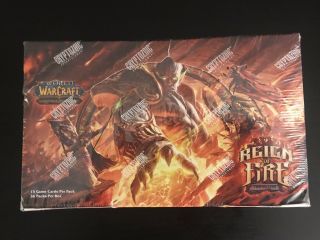 World Of Warcraft Tcg: Reign Of Fire Booster Box (rare) (loot Cards)