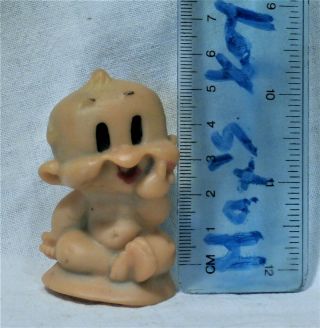 Vintage Little Boy Chicco Rubber Toy Doll Made Italy