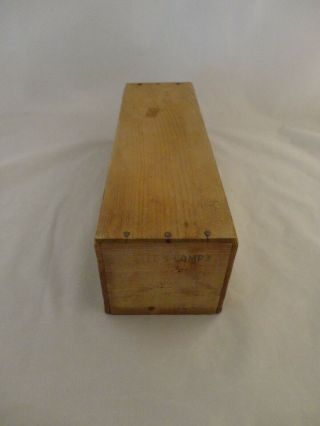 Vintage SWIFT ' S BROOKFIELD Wood Cheese Box 12 x 3.  5 x 4 (619) 2