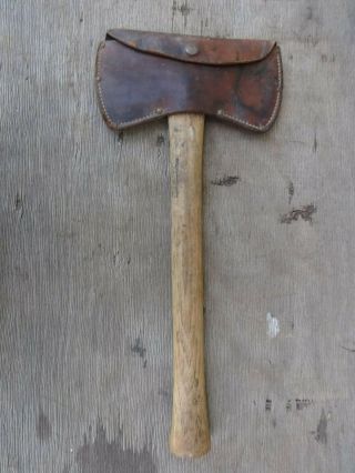 Vintage Antique Case Xx Axe Very Hard To Find Double Bit Cruiser With Sheath
