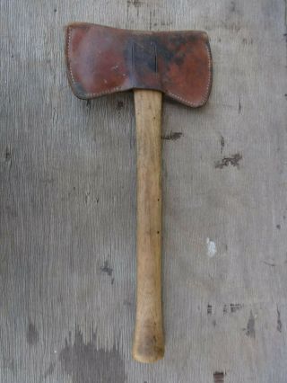 Vintage Antique Case XX Axe Very Hard To Find Double Bit Cruiser with Sheath 2