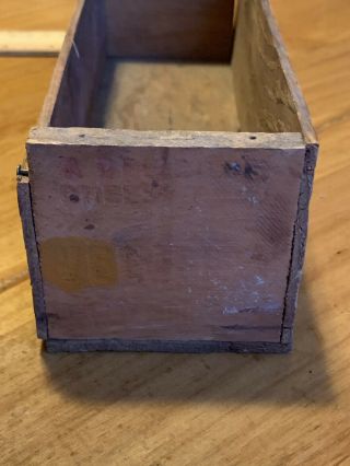 Vintage Wooden Velveeta Cheese Box 2lb. 5