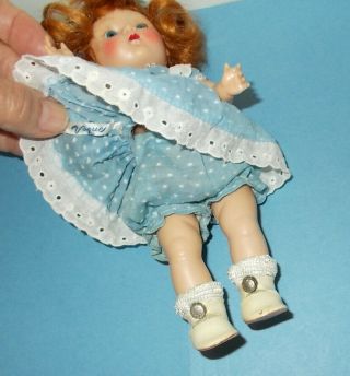 Vogue Ginny Doll Donna w/Red Hair All w/ Rare Wrist Tag 22,  1952 5