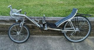 Reynolds Wishbone Rt Recumbent Bicycle - Rare Recumbent Bike Handmade In The Us