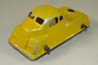 Vintage Mini Semi Truck Toy,  Rubber Tire,  Metal,  3.  5 " No Trailer,  Maker Unknown?