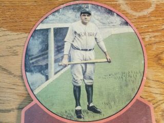 Rare 1930s Baseball Sporting News Babe Ruth Vintage Store Display Sign NY Yankee 2