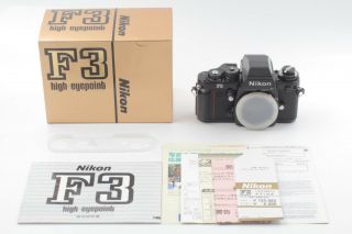 [rare S/n 199xxxx] Nikon F3 Hp F3hp 35mm Slr Film Camera Body From Japan