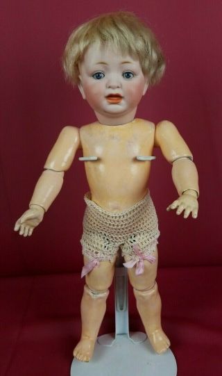 Antique German Kestner Sammy 211 Fully Jointed Body Rare Size 12 " Bisque Head
