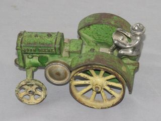 Vintage John Deere Model D Vindex Toy Tractor 1:16 Toy Cast Iron