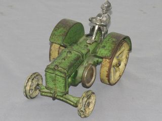 Vintage JOHN DEERE model D VINDEX Toy Tractor 1:16 toy Cast Iron 2