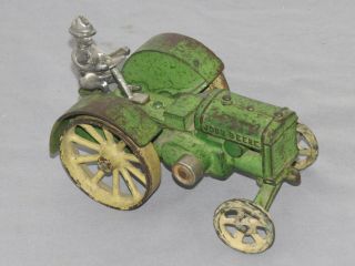 Vintage JOHN DEERE model D VINDEX Toy Tractor 1:16 toy Cast Iron 3