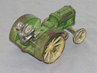 Vintage JOHN DEERE model D VINDEX Toy Tractor 1:16 toy Cast Iron 4