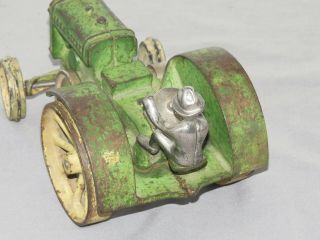 Vintage JOHN DEERE model D VINDEX Toy Tractor 1:16 toy Cast Iron 5