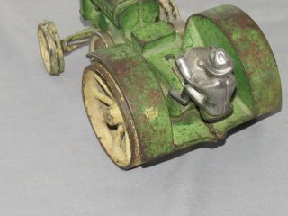 Vintage JOHN DEERE model D VINDEX Toy Tractor 1:16 toy Cast Iron 7