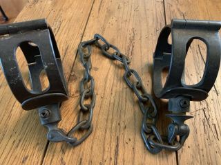 Palmer 1876 Pattern Leg Irons RARE Restraints 4