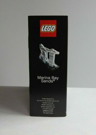 Collector LEGO Architecture 21021 RARE Marina Bay Sands.  In USA. 4