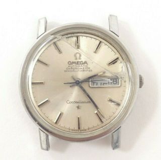 Vintage Omega Constellation Stainless Steel Running Parts Watch Caliber 751