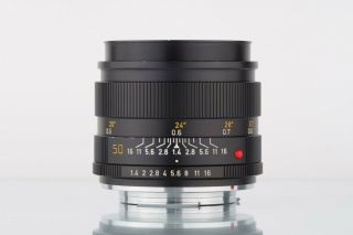 Leica Summilux - R 50mm f/1.  4 Rare E55 Ver.  2 Wetzlar Genrmany 1978.  Optic 4