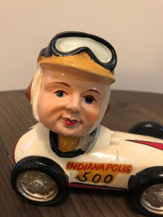 RARE Vintage 1960 ' s Indianapolis Indy 500 Racer Nodder Bobblehead Near 2
