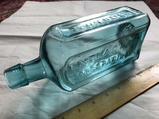 Antique John Bull Sarsaparilla Bottle 1850’s Pontiled Fine 11