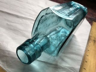 Antique John Bull Sarsaparilla Bottle 1850’s Pontiled Fine 3