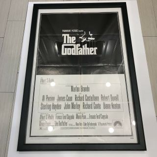 Vintage CineMasterpieces THE GODFATHER Movie Poster Custom Frame 2