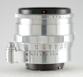 Carl Zeiss Jena Biotar 58mm F2 Exakta Lens - Exa Sharp Vintage 2/58