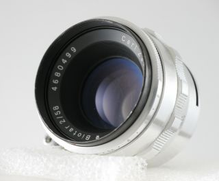 Carl Zeiss Jena Biotar 58mm F2 Exakta Lens - Exa Sharp Vintage 2/58 2
