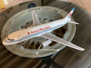Vintage Graphideco Airbus A320 America West 1/100 Model French Pacmin