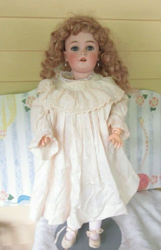 Htf Simon Halbig Baby Blanche,  German 24 " Child Doll W Pieced Ears