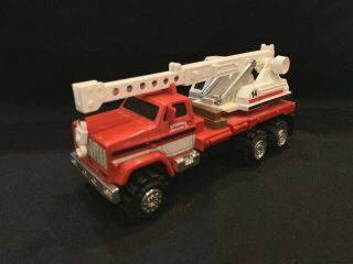 Vintage Schaper Stomper 4x4 ' s Heavy Haulers Red/White 14 Mobile Crane 1980 ' s 2