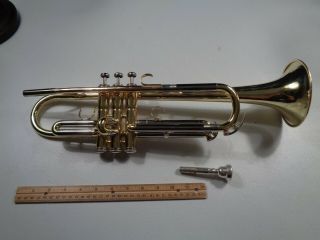 Estate Vintage Besson 1000 Ml Trumpet With Besson Mouthpiece