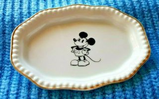 1930s Rosenthal Mickey Mouse Porcelain plate Extremely Rare Vintage Disney 10