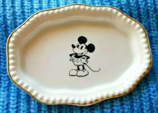 1930s Rosenthal Mickey Mouse Porcelain Plate Extremely Rare Vintage Disney