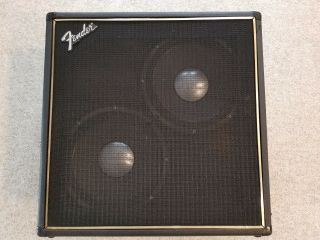 Ultra Rare Vintage Fender 2 - 12 Cb Guitar Amp Cab Electro Voice Ev 12f Speakers