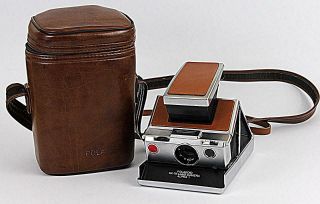 Vintage Polaroid Sx - 70 Alpha 1 Land Camera With Leather Case