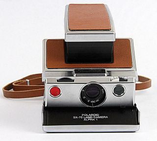 Vintage Polaroid SX - 70 Alpha 1 Land Camera with leather case 4