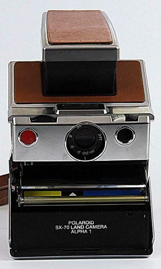 Vintage Polaroid SX - 70 Alpha 1 Land Camera with leather case 5