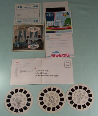 View - Master Reels The White House Washington D.  C & Booklet.  A793 C1964