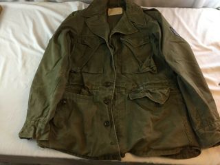 Vintage M - 1943 Us Military Wwii Ww2 Field Jacket Size 34r World War 2